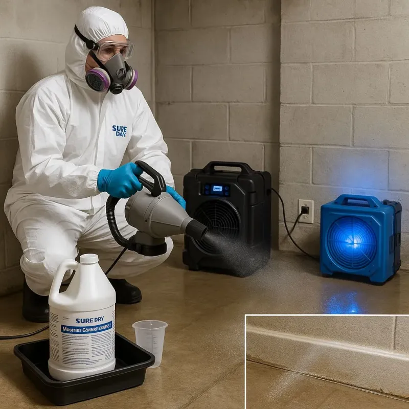 Sanitization and Odor Removal process in Walkersville, MD